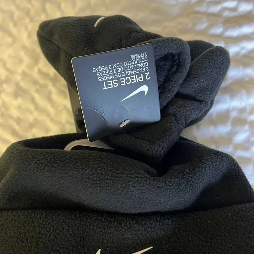 NEW!!! Nike Arctic Fleece Chin Strap Hat & Mitten Sets